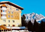 Italský hotel Carlo Magno Zeledria v zimě