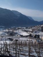 Val di Sole a městečko Malé v zimě