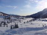 Italské údolí Val di Sole v zimě