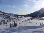 Italské údolí Val di Sole v zimě